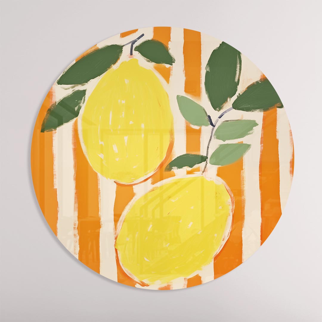 Citrus Dromen Muurcirkel-WallArtistic