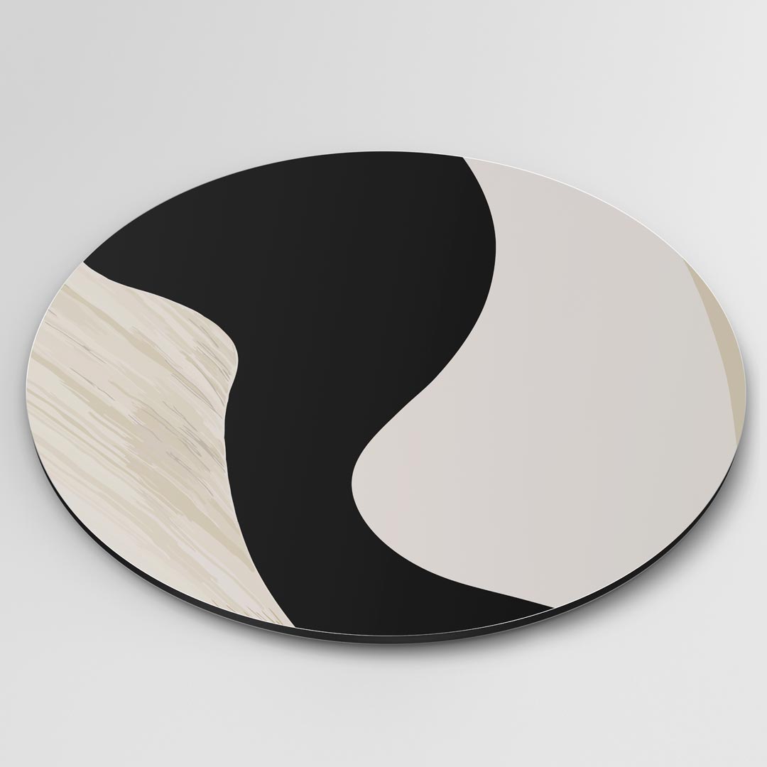 Elegante Abstracte Muurcirkel