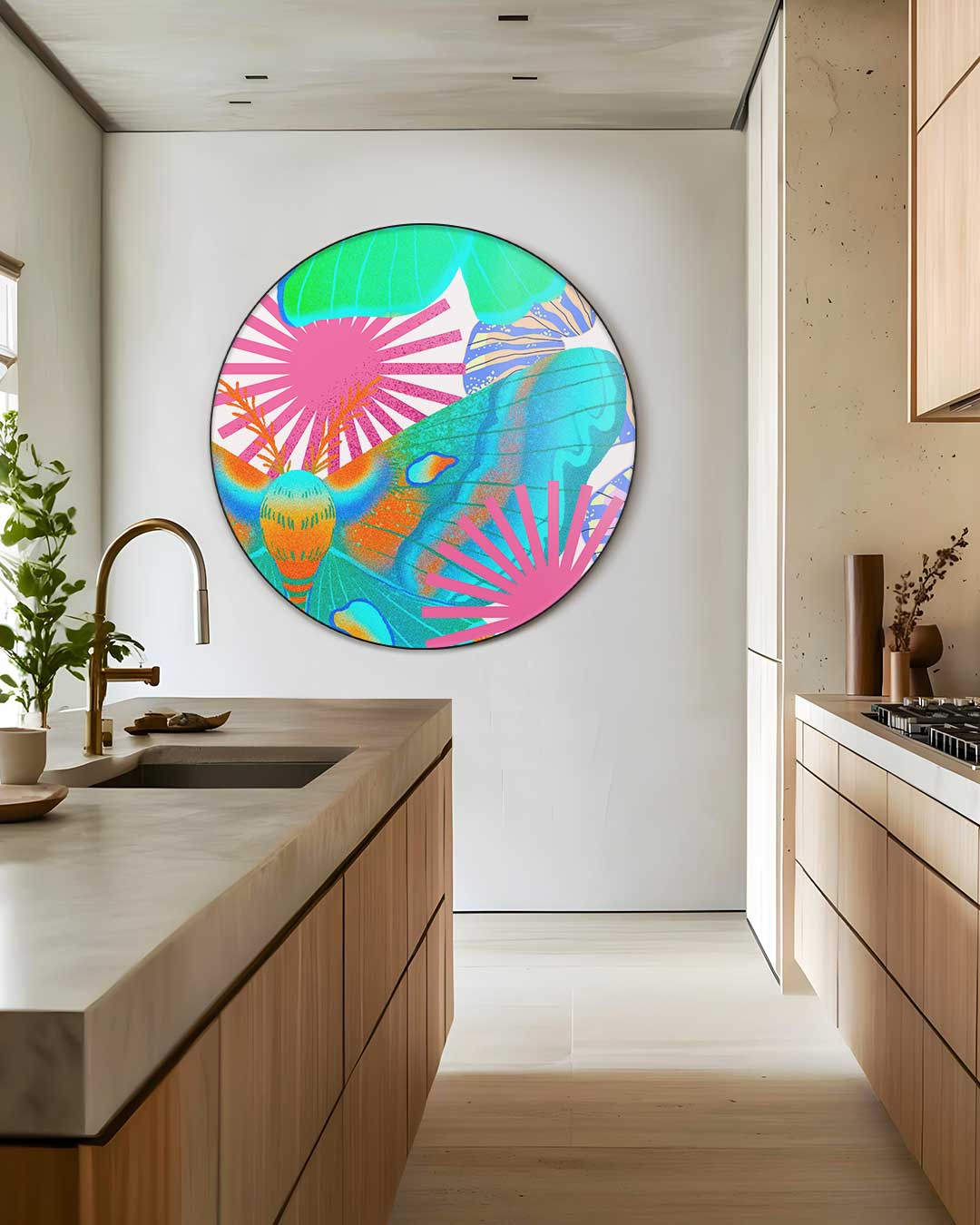 Abstracte Muurcirkel-WallArtistic