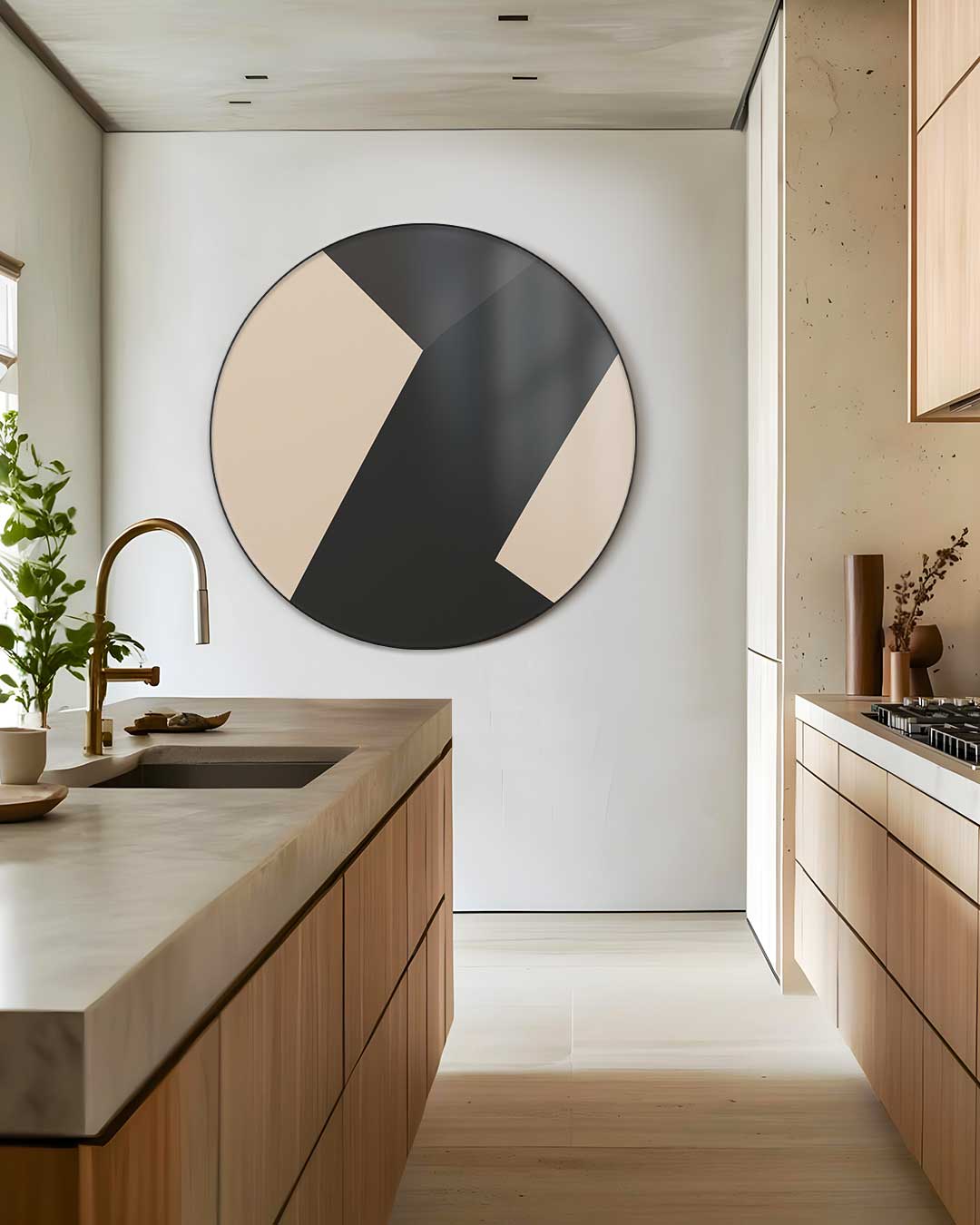 Elegante Geometrische Muurcirkel