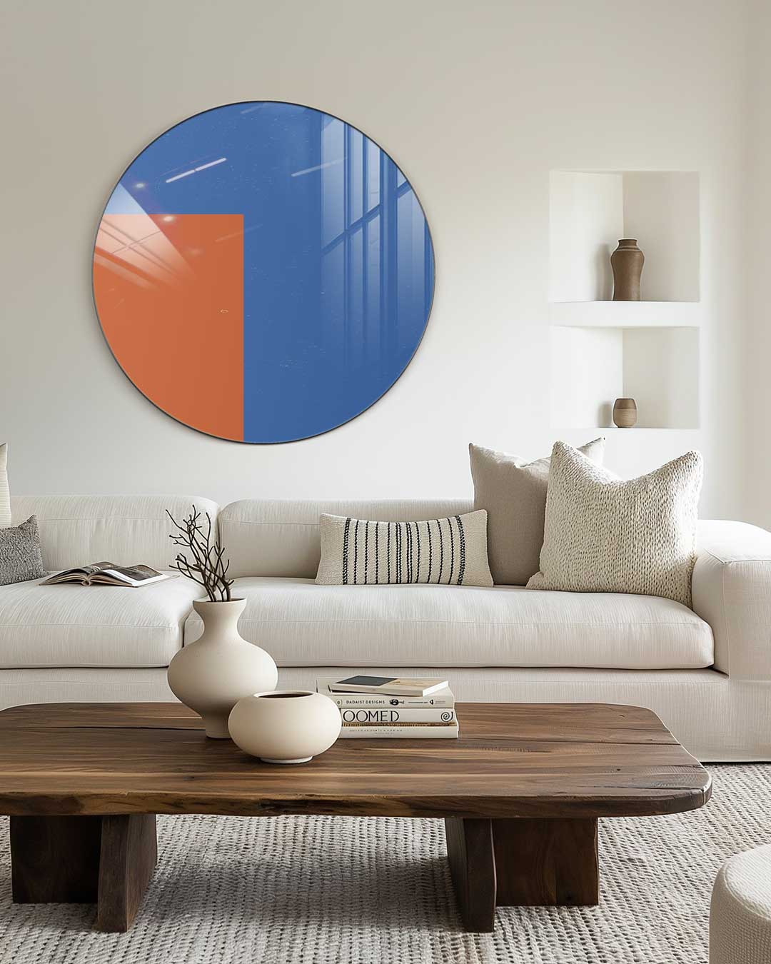 Modern Geometrisch Kunstwerk Muurcirkel