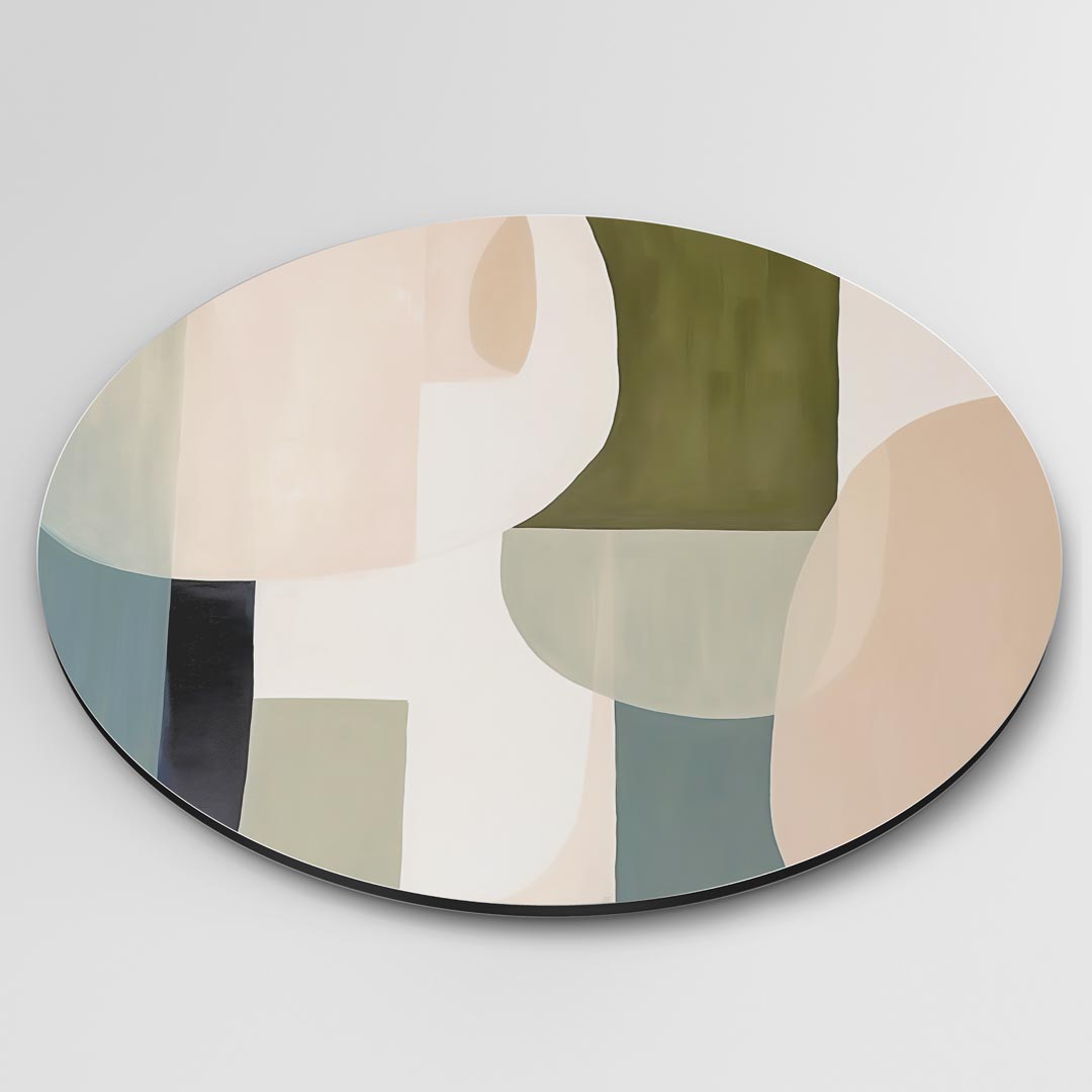 Stijlvolle Abstracte Muurcirkel