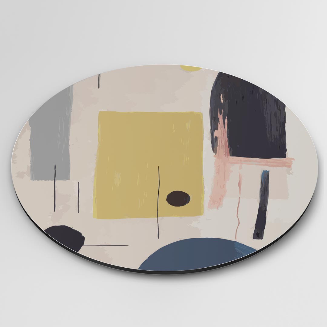 Abstracte Kunst Muurcirkel