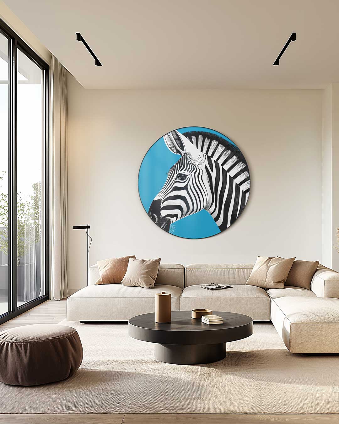 Zebra Muurcirkel