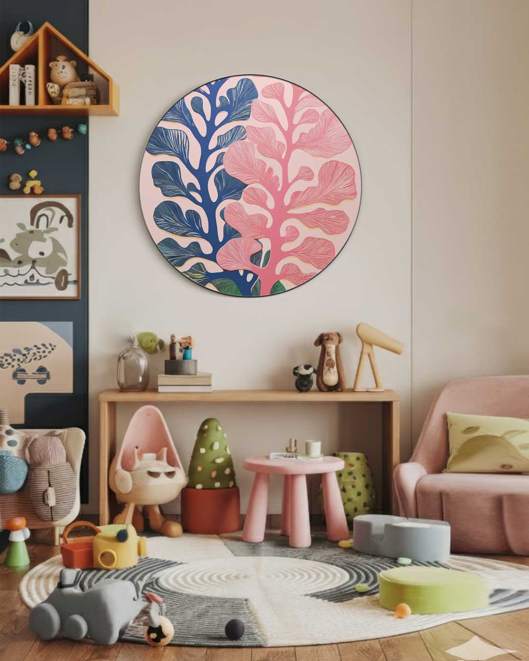 Stylish Botanische Muurcirkel