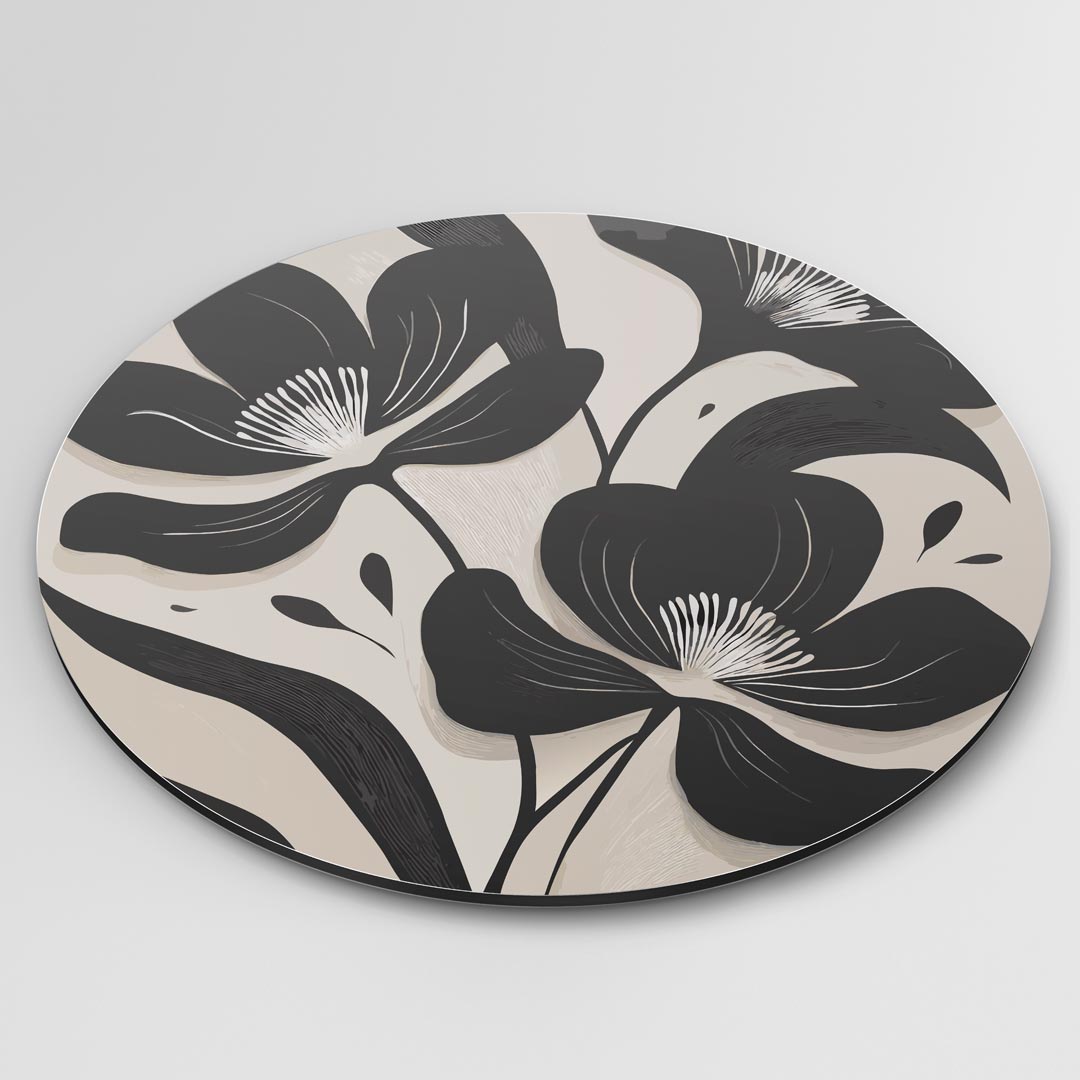 Elegante Bloemen Muurcirkel