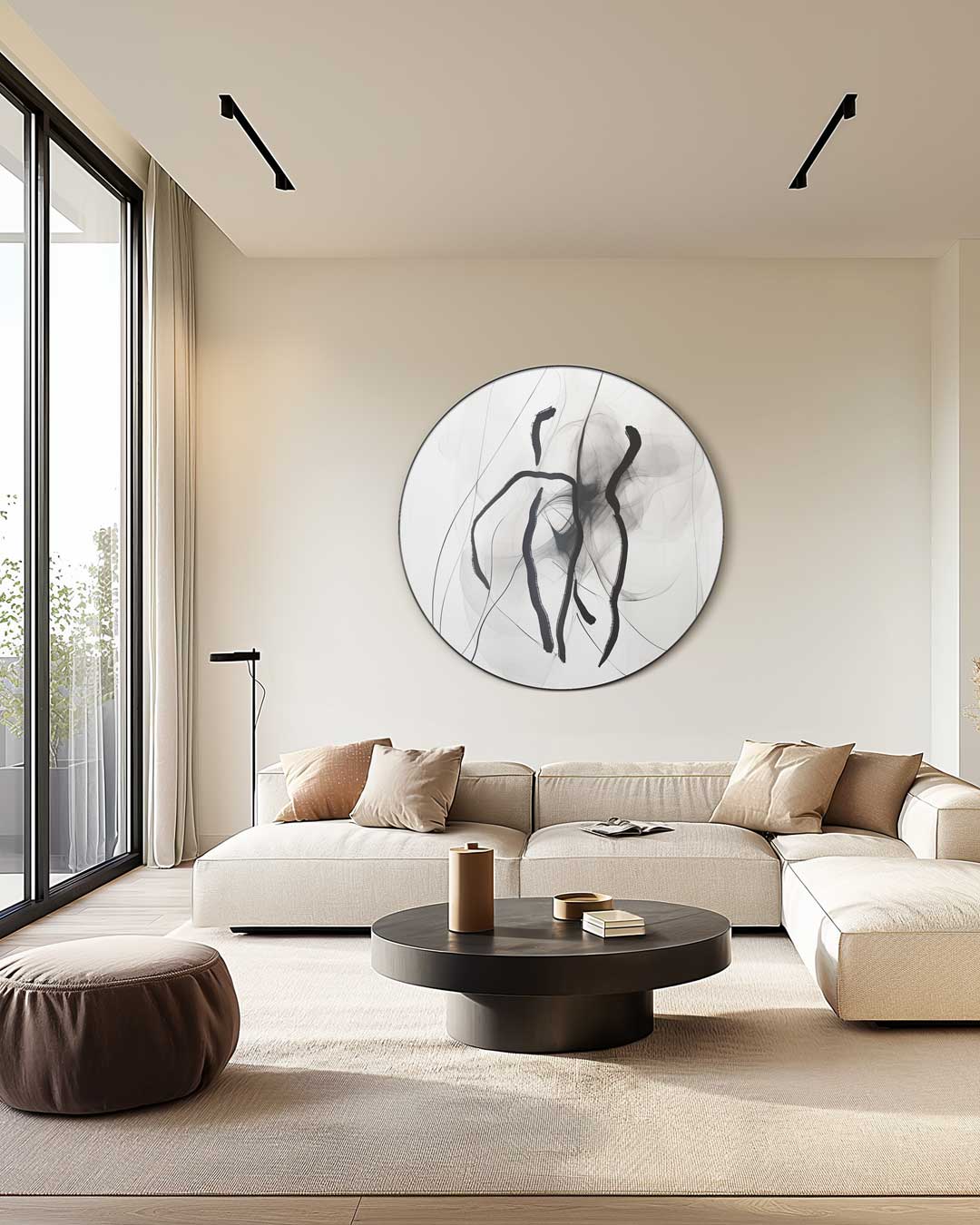 Elegant Abstracte Muurcirkel