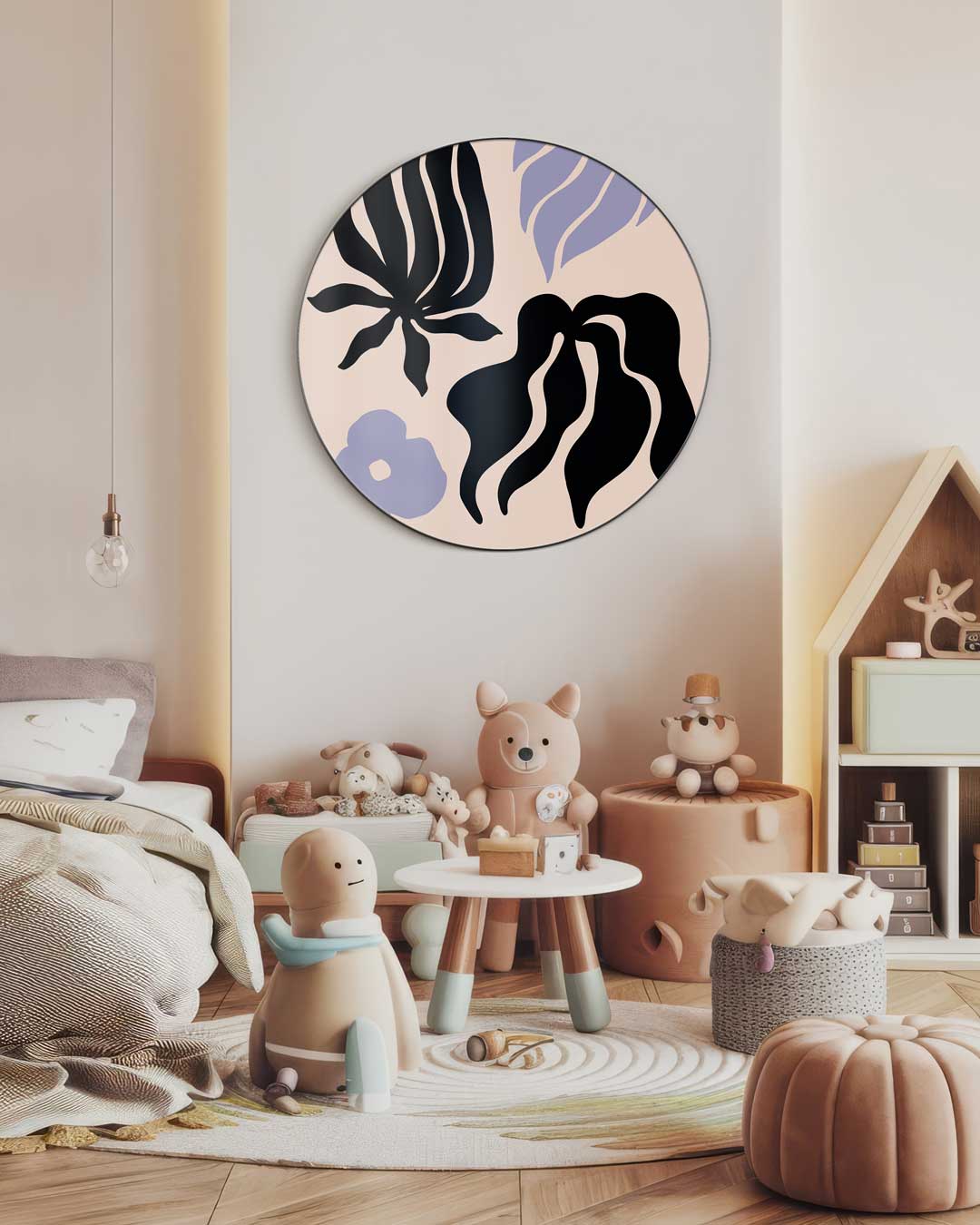Tropisch Herfst Wanddecoratie Muurcirkel
