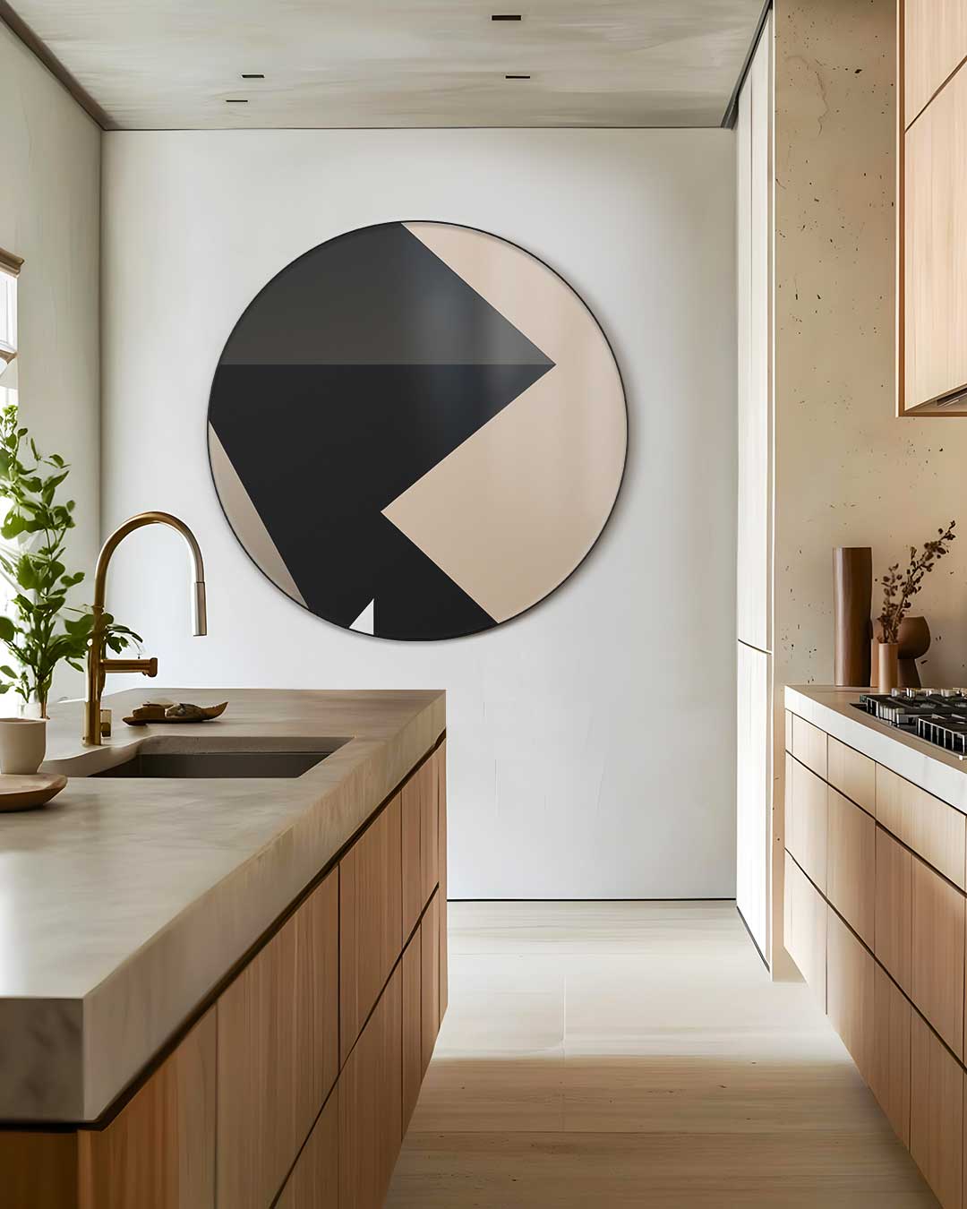 Elegante Geometrische Muurcirkel