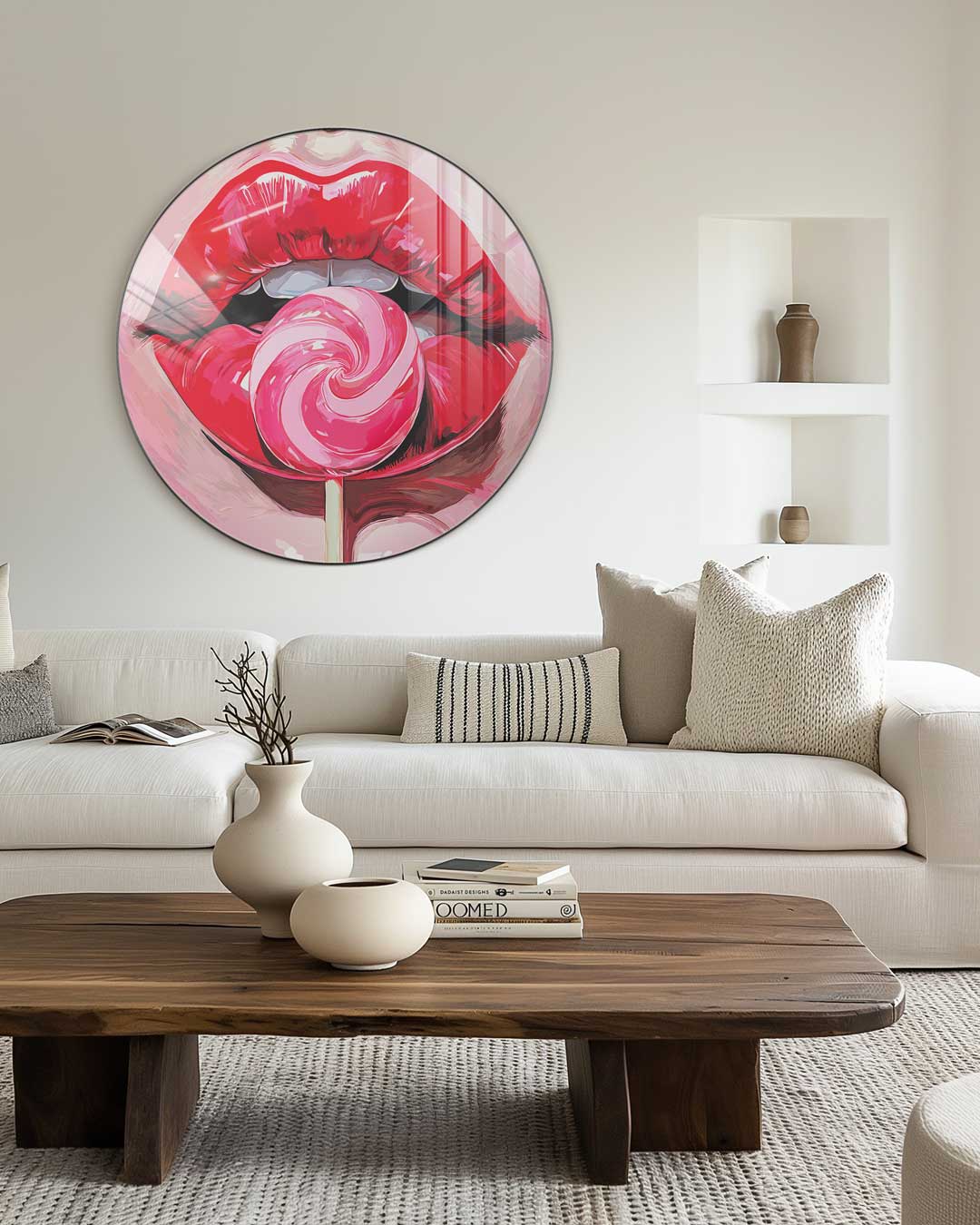 Pop Art Lollipop Muurcirkel-WallArtistic