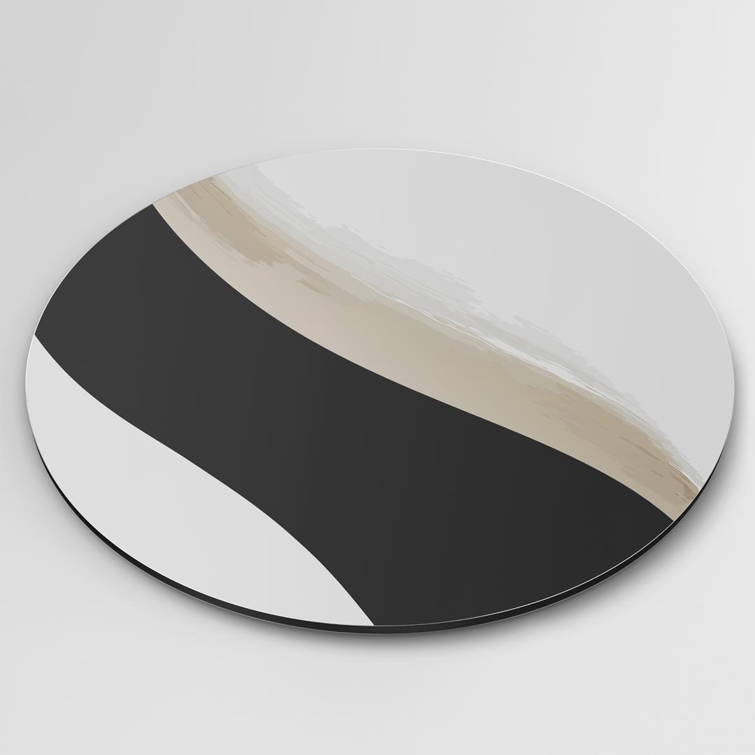 Elegante Muurcirkel Luxe Stijl