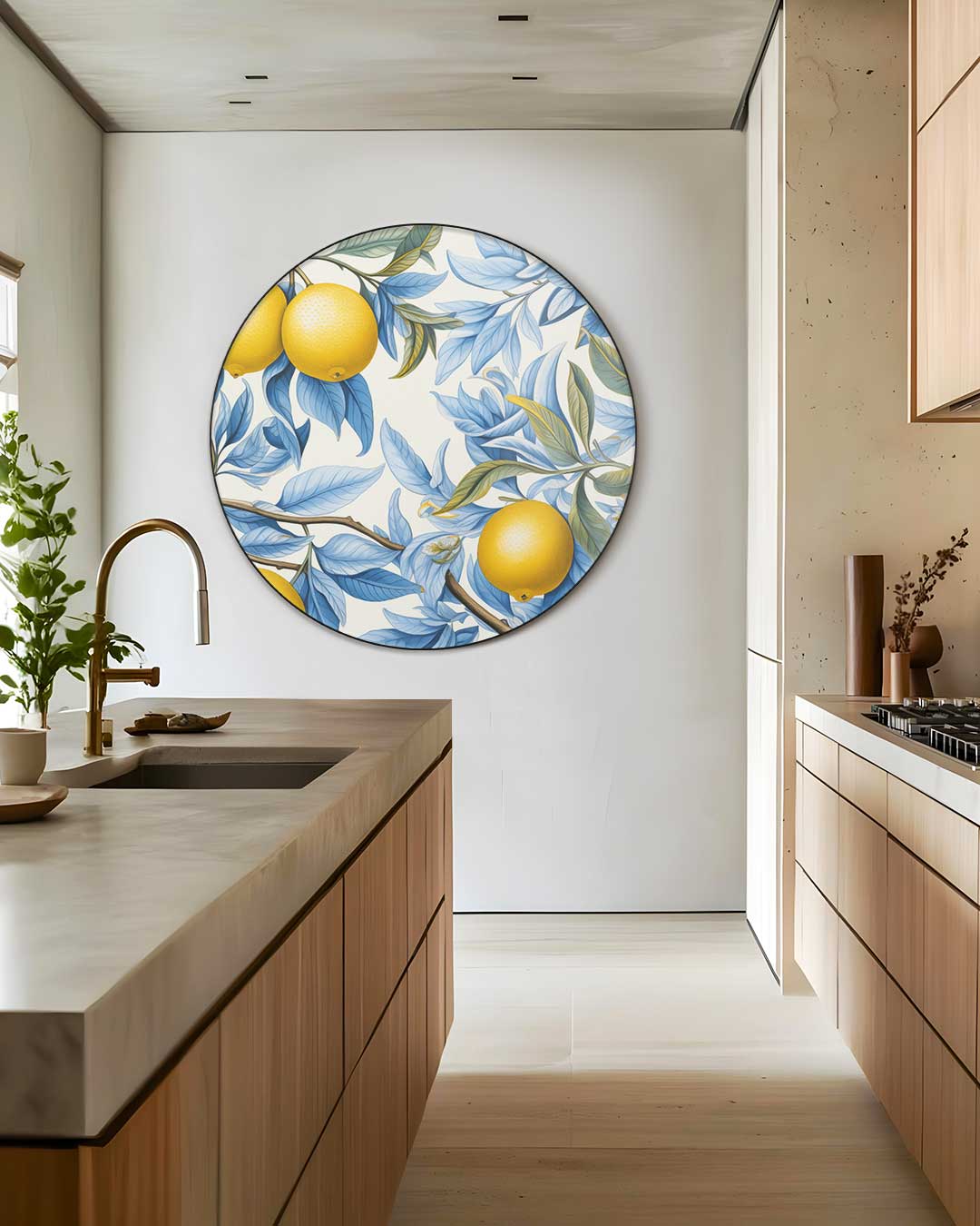 Citrus Bloei Muurcirkel