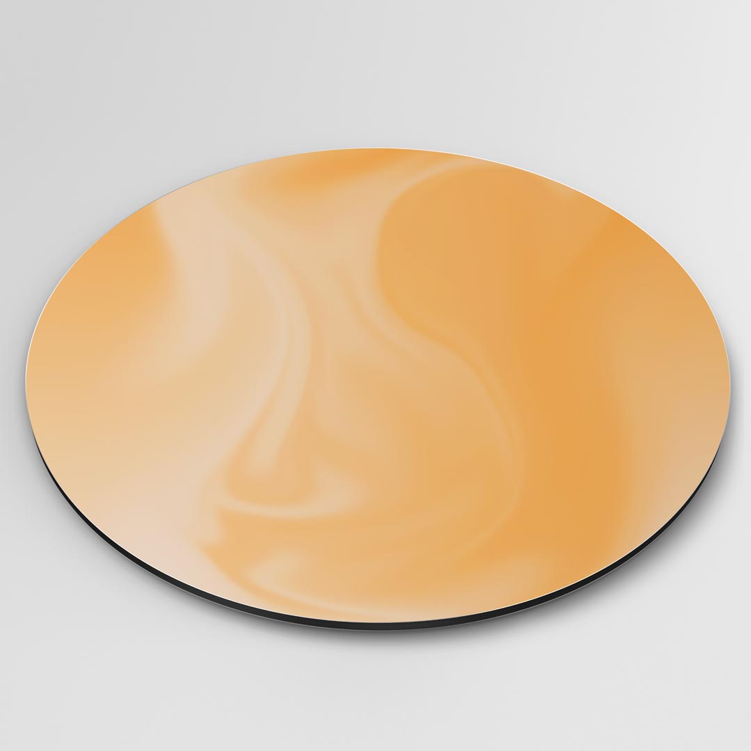 Warme Oranje Muurcirkel