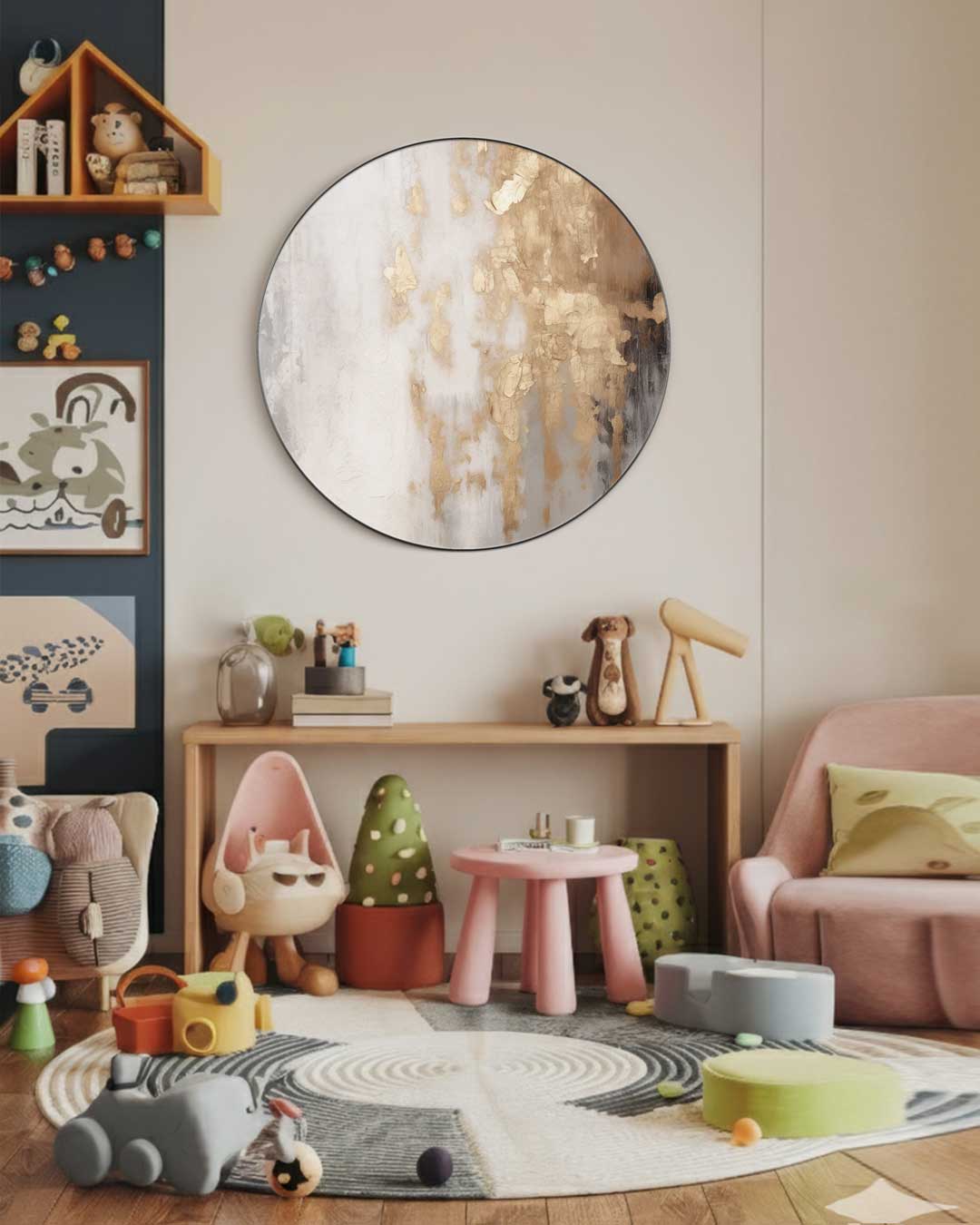 Abstracte Muurcirkel-WallArtistic