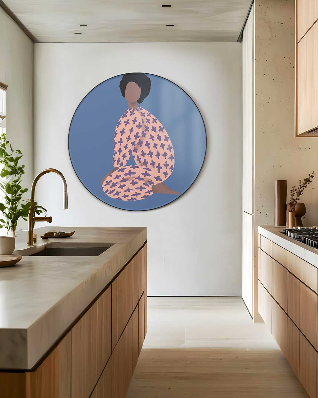 Moderne Artistieke Muurcirkel-WallArtistic