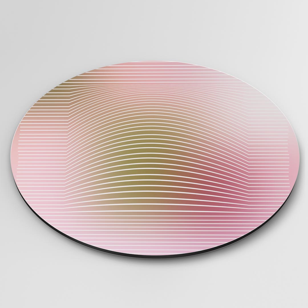 Dromerige Roze Wall Art Cirkel Muurcirkel