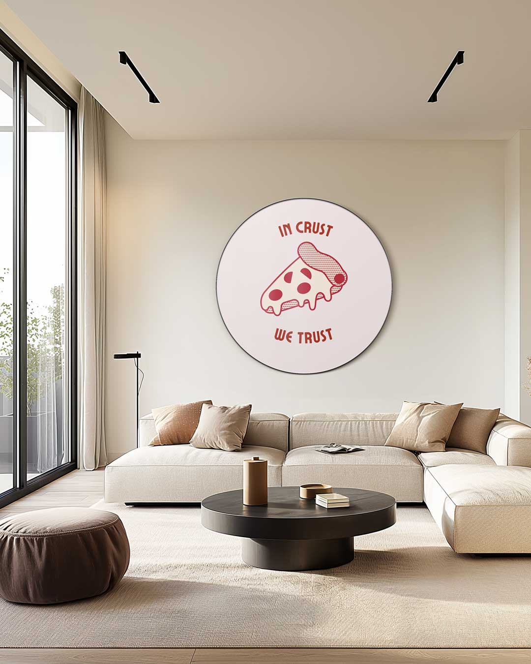 Pizza Lover Muurcirkel-WallArtistic