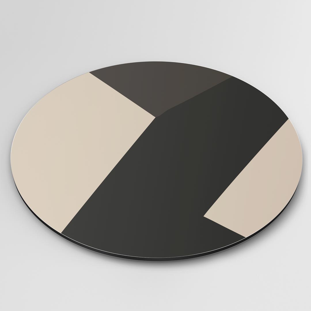 Elegante Geometrische Muurcirkel