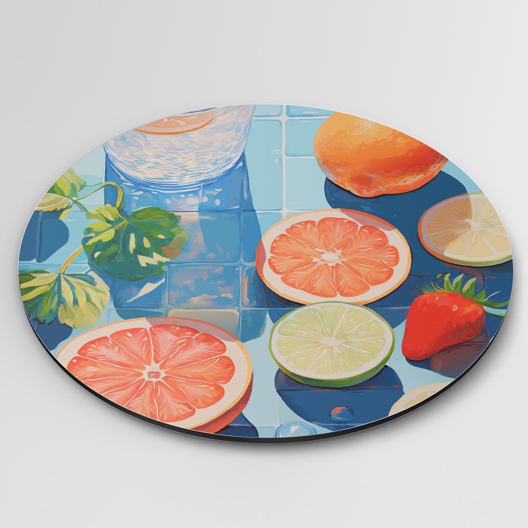 Tropische Fruit Muurcirkel