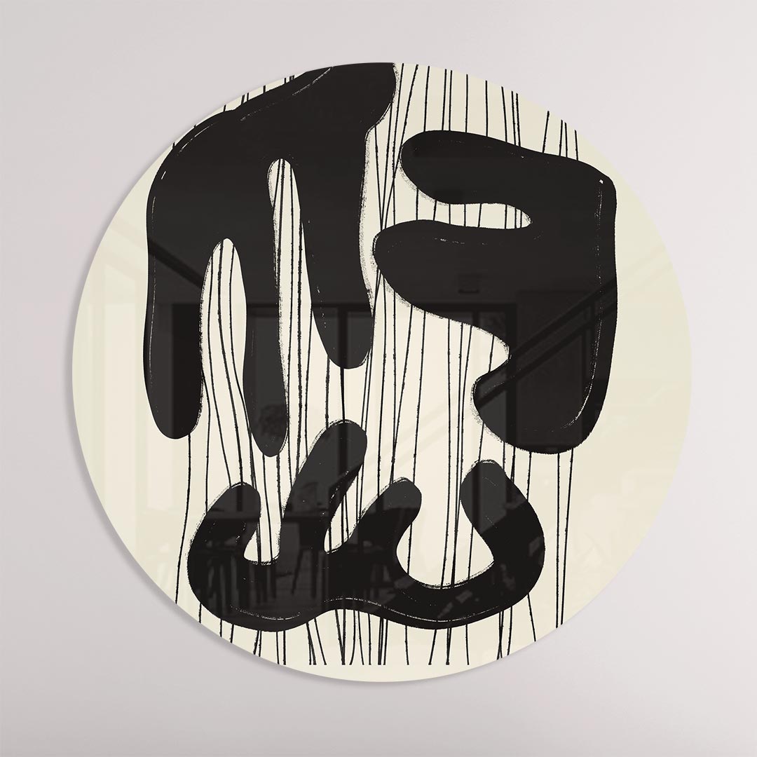 Moderne Abstracte Muurcirkel