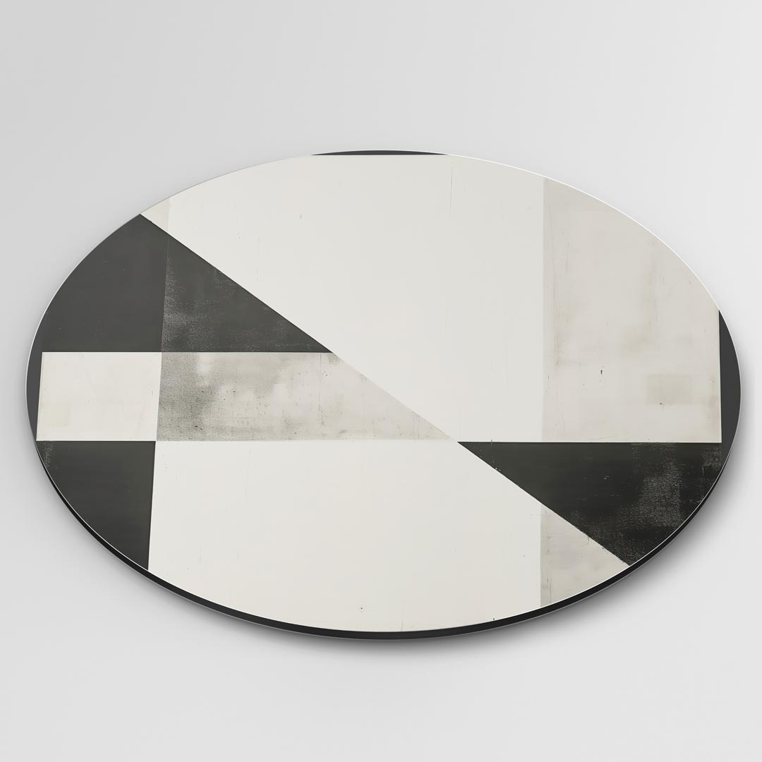 Geometrische kunst muurcirkel