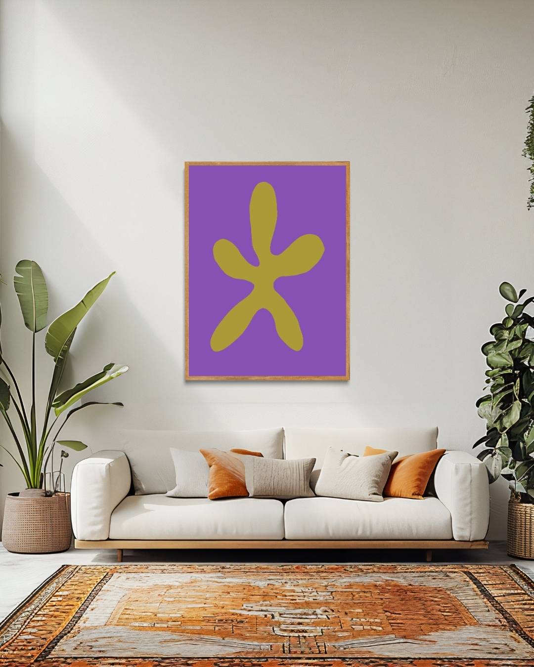 Organic star shape Poster