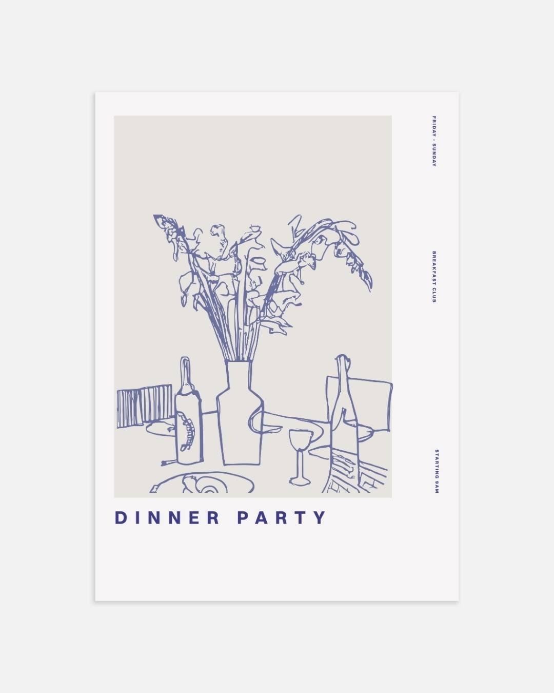 Dinner party Poster