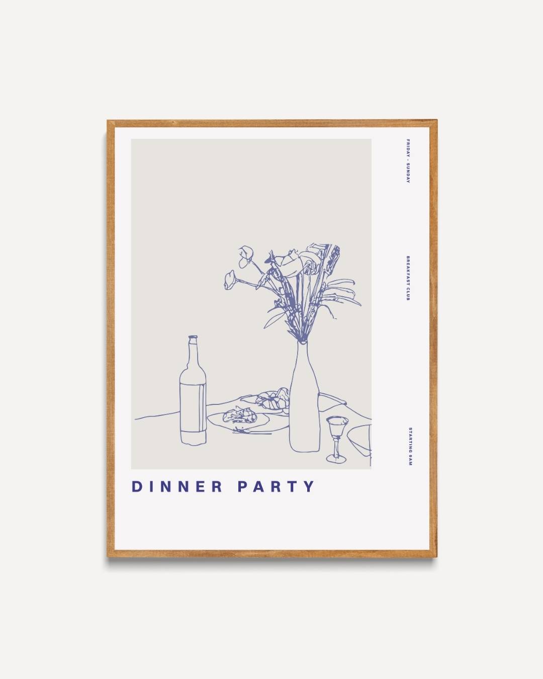 Elegante dinner party Poster