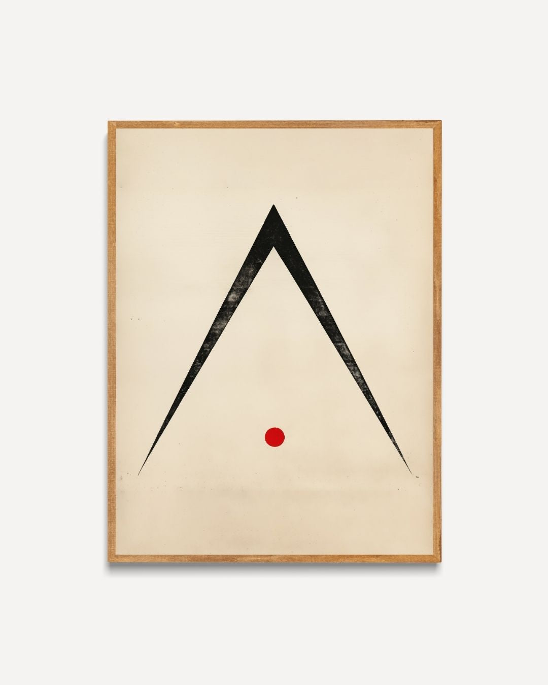 Abstracte driehoek Poster