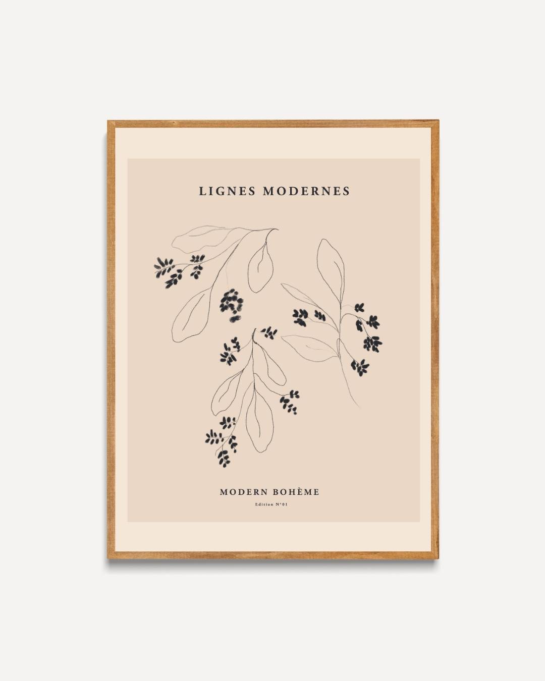 Lignes modernes Poster