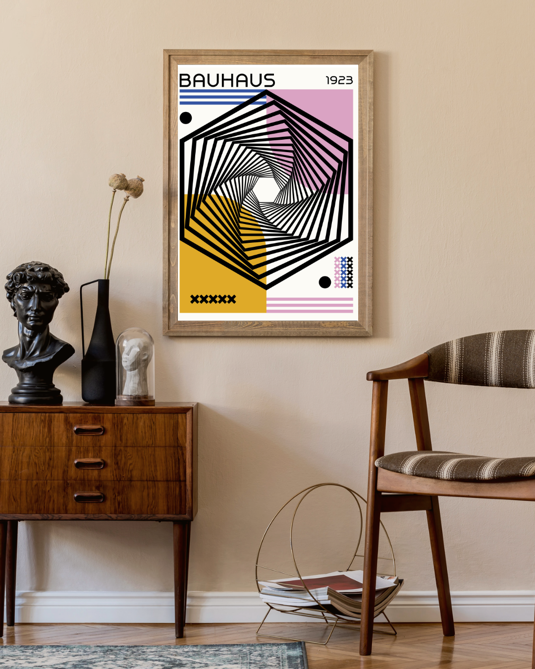 Bauhaus spinnenweb Poster