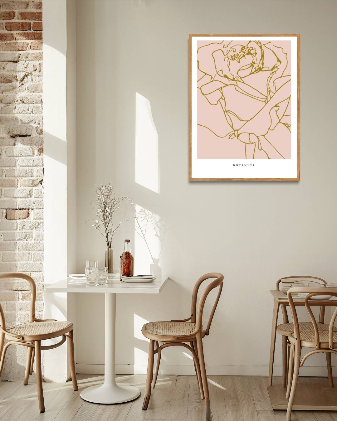 Botanische lijntekening Poster