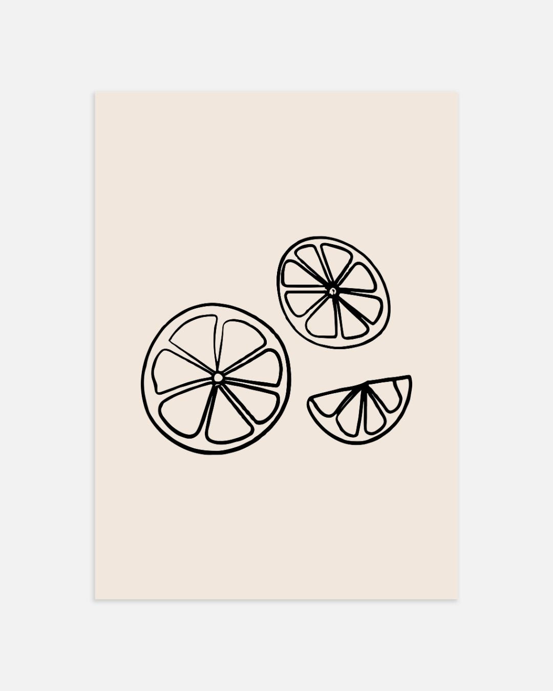 Citrus schijfjes Poster