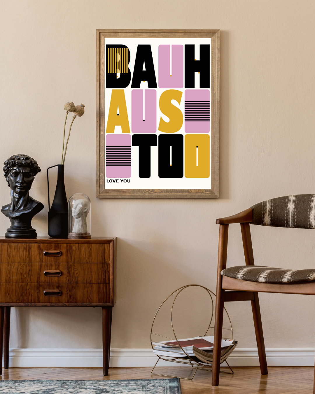 Bauhaus love you Poster