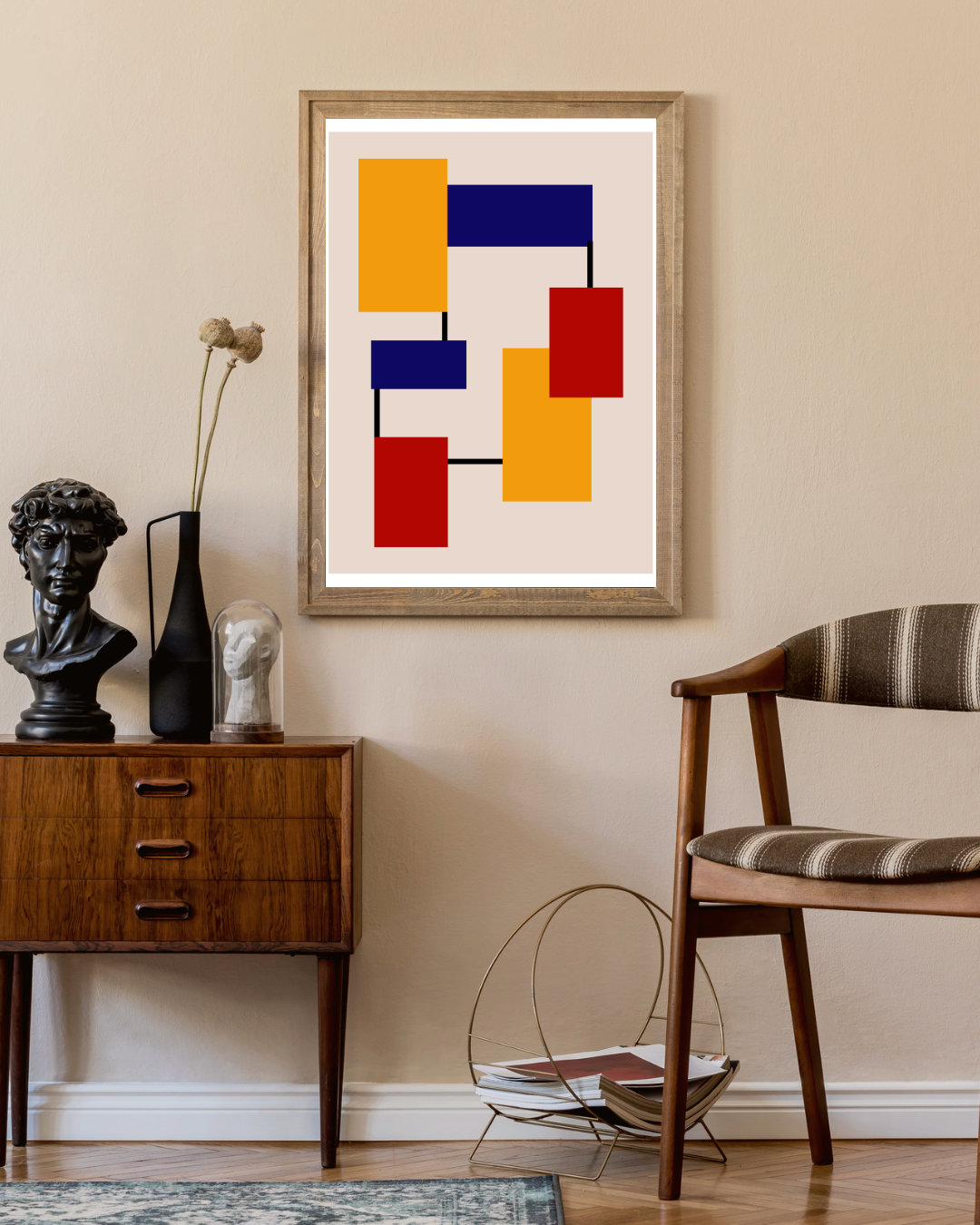 Bauhaus abstract Poster