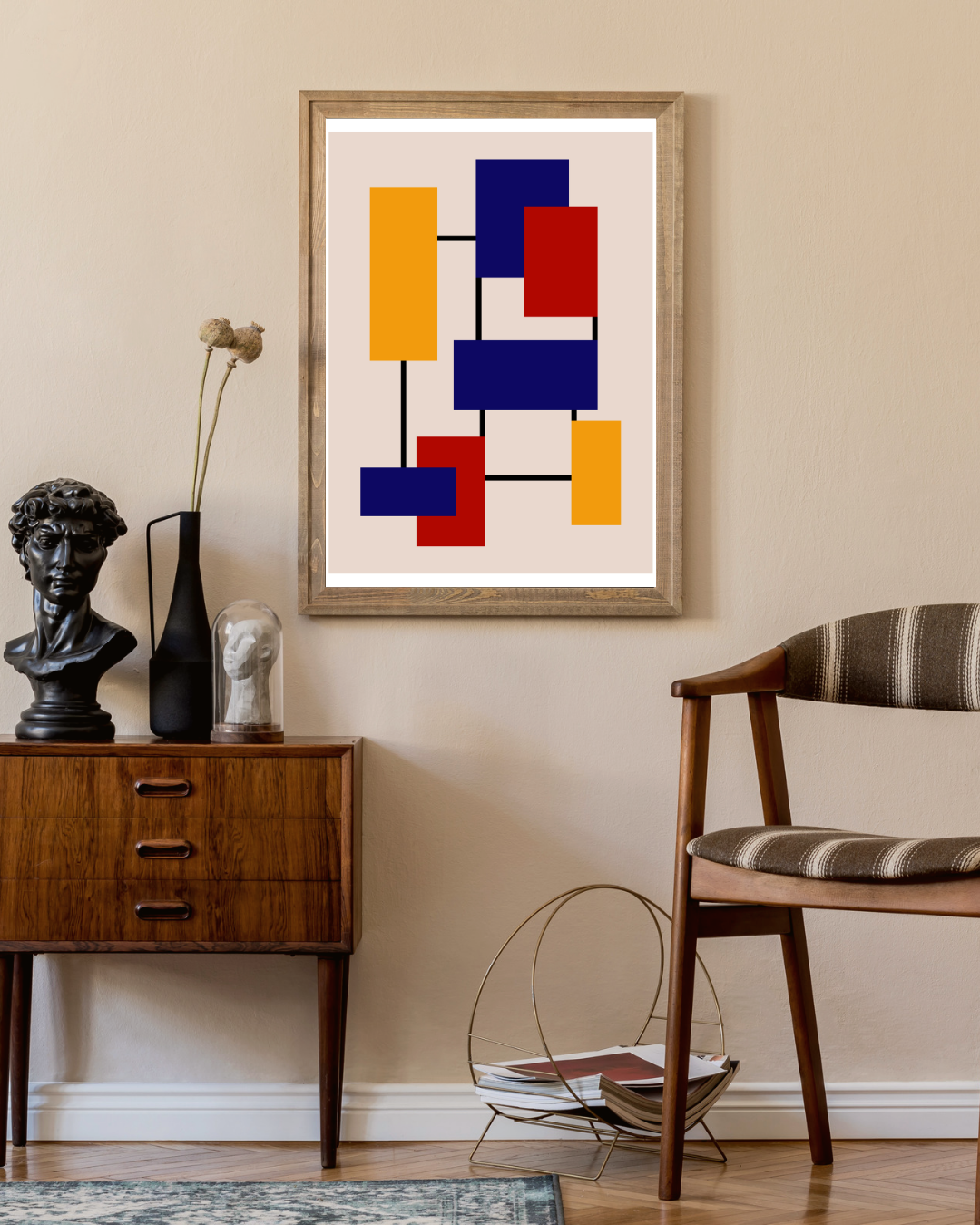 Bauhaus abstract Poster
