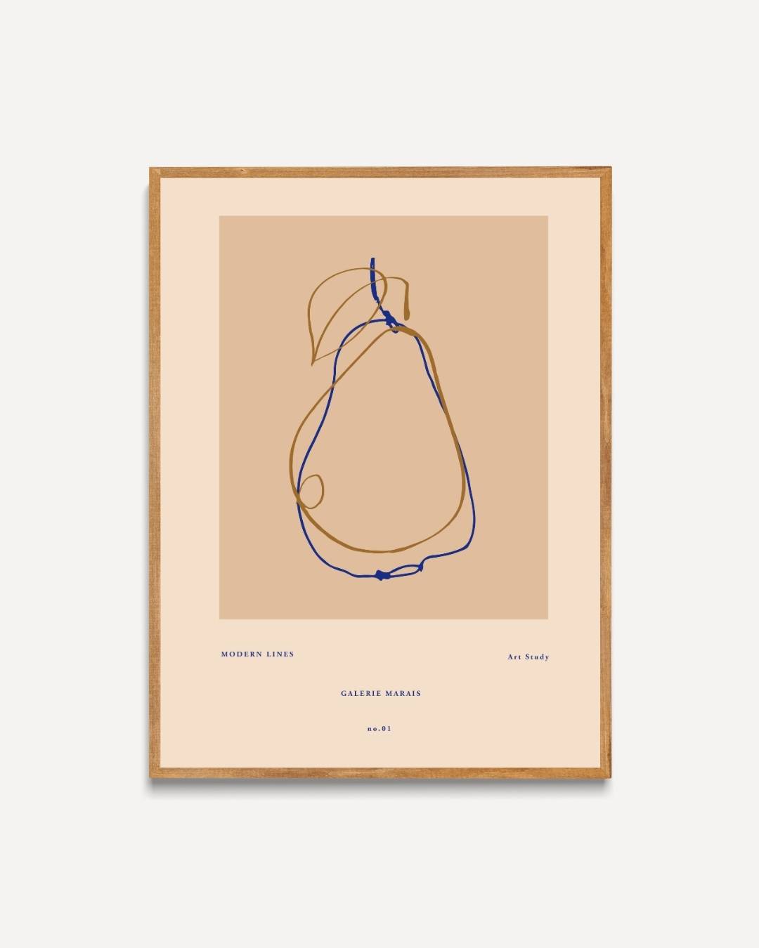 Abstracte fruitstudie Poster