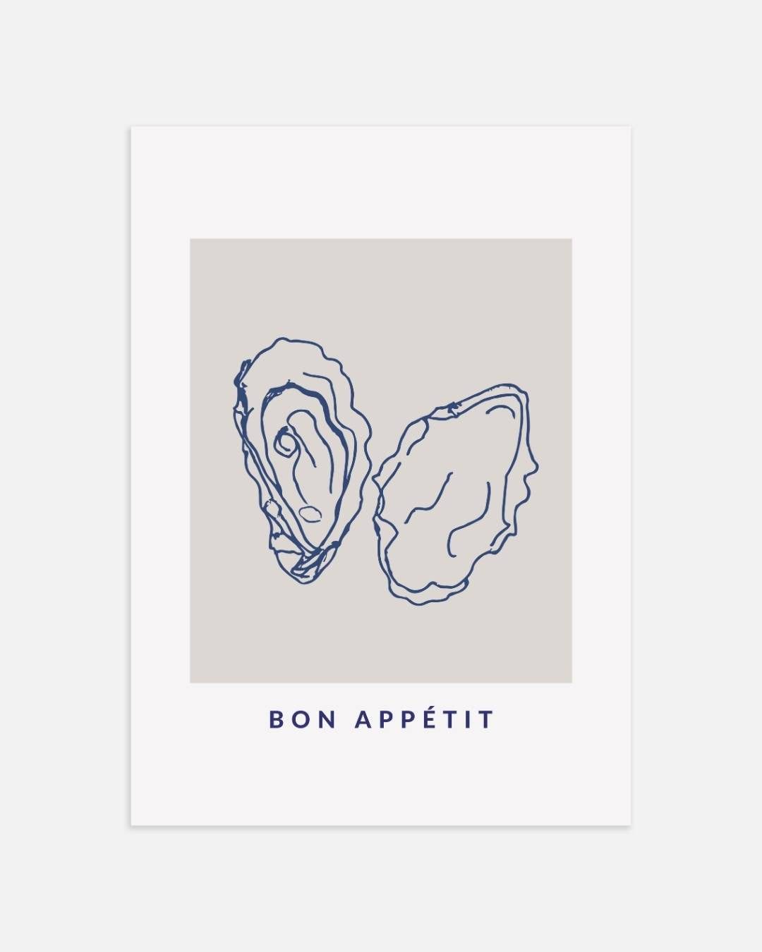 Bon appétit oesters Poster