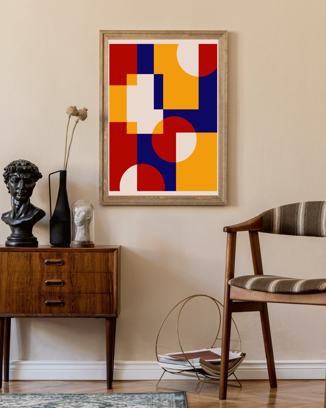 Bauhaus cirkel Poster