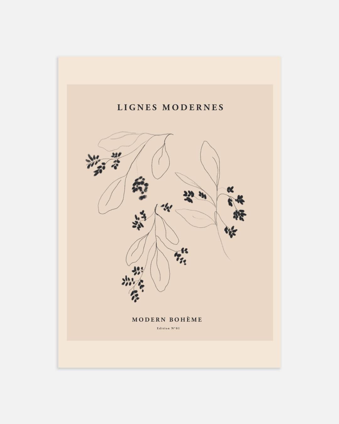 Lignes modernes Poster
