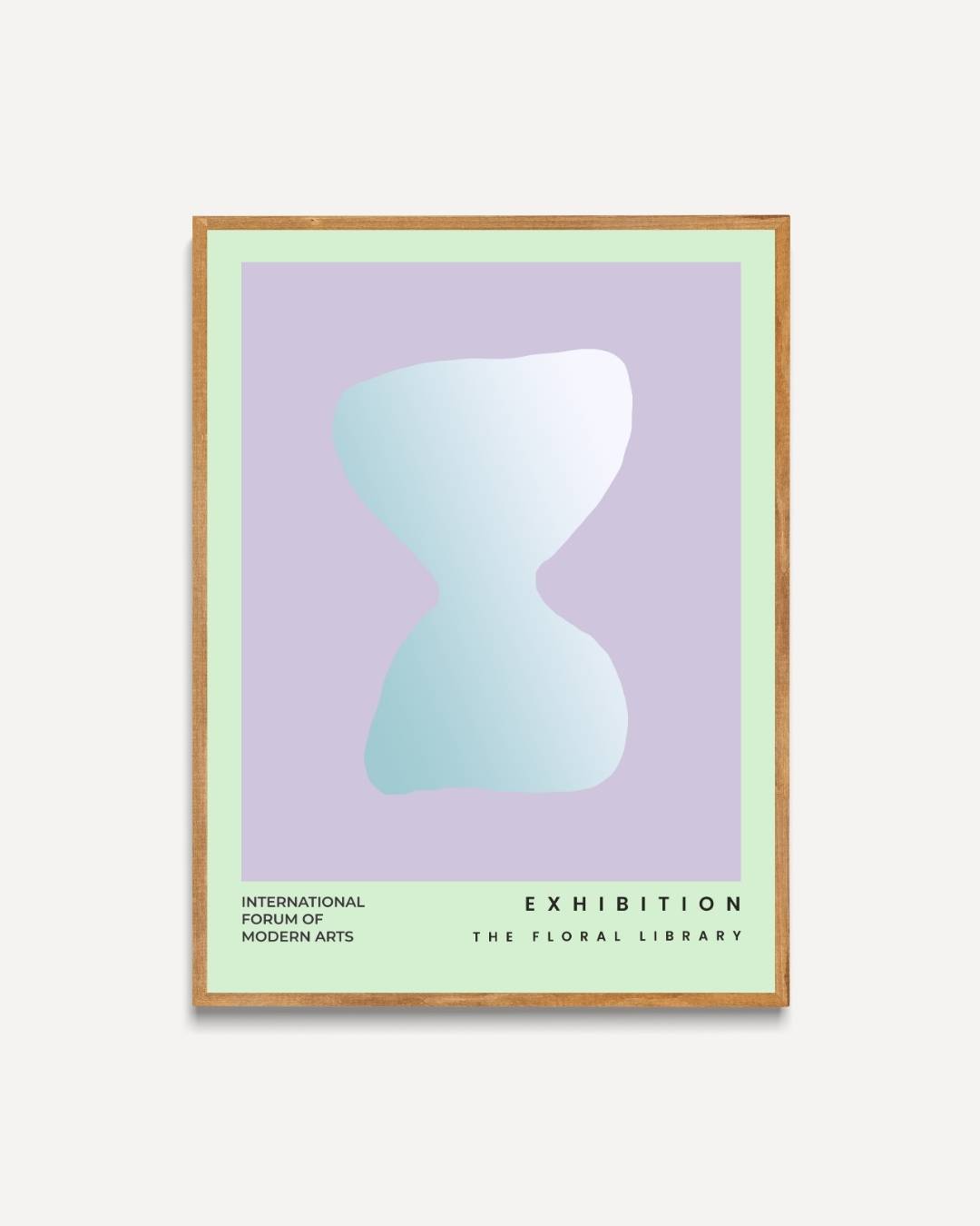 Abstracte expositie Poster