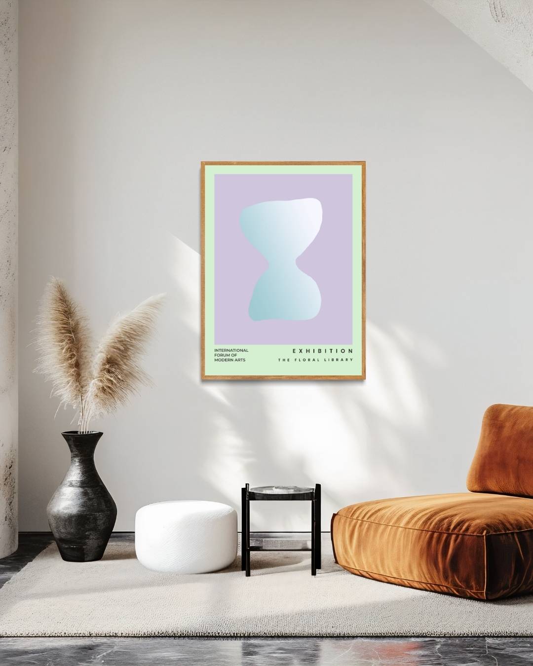 Abstracte expositie Poster