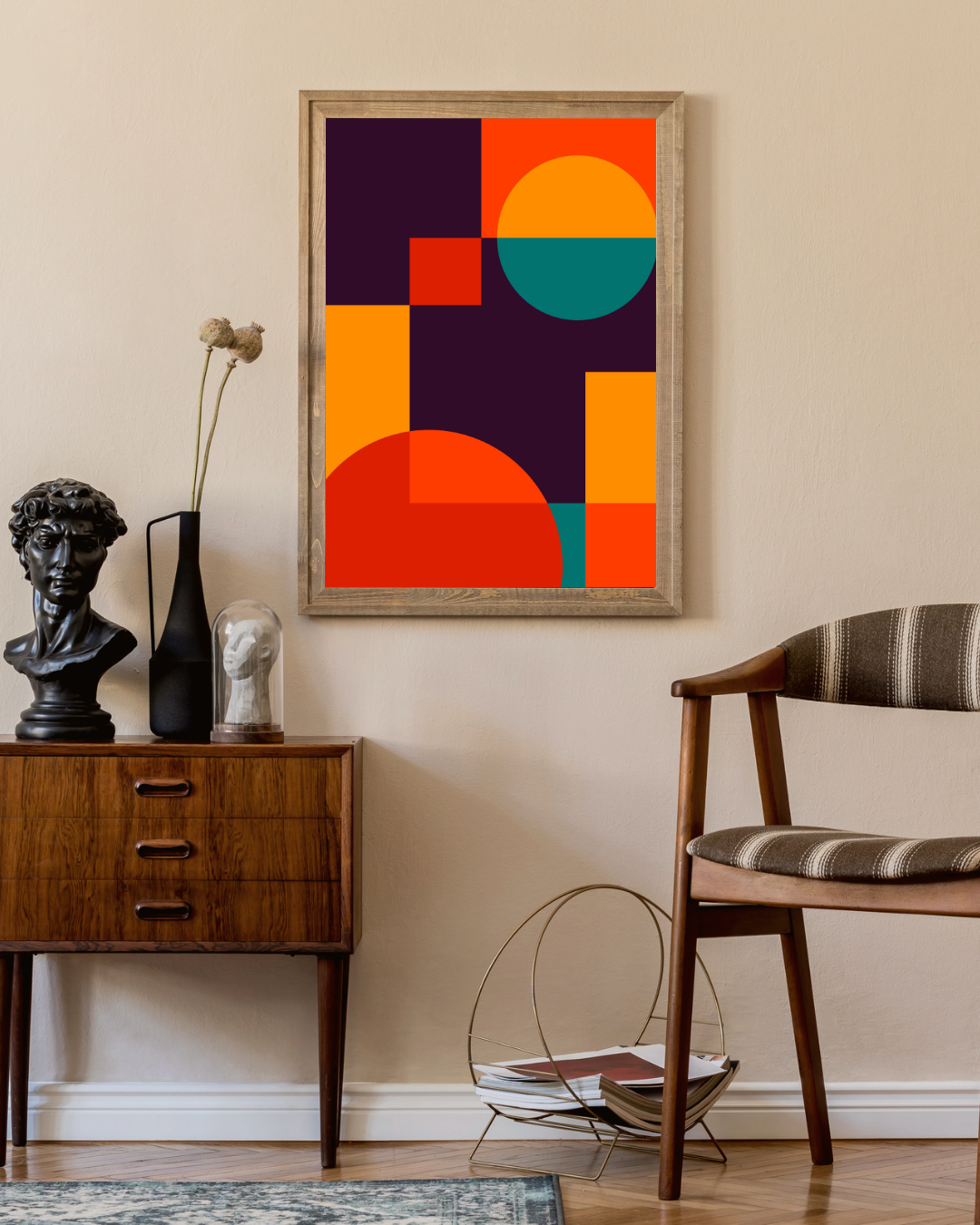 Bauhaus abstract Poster