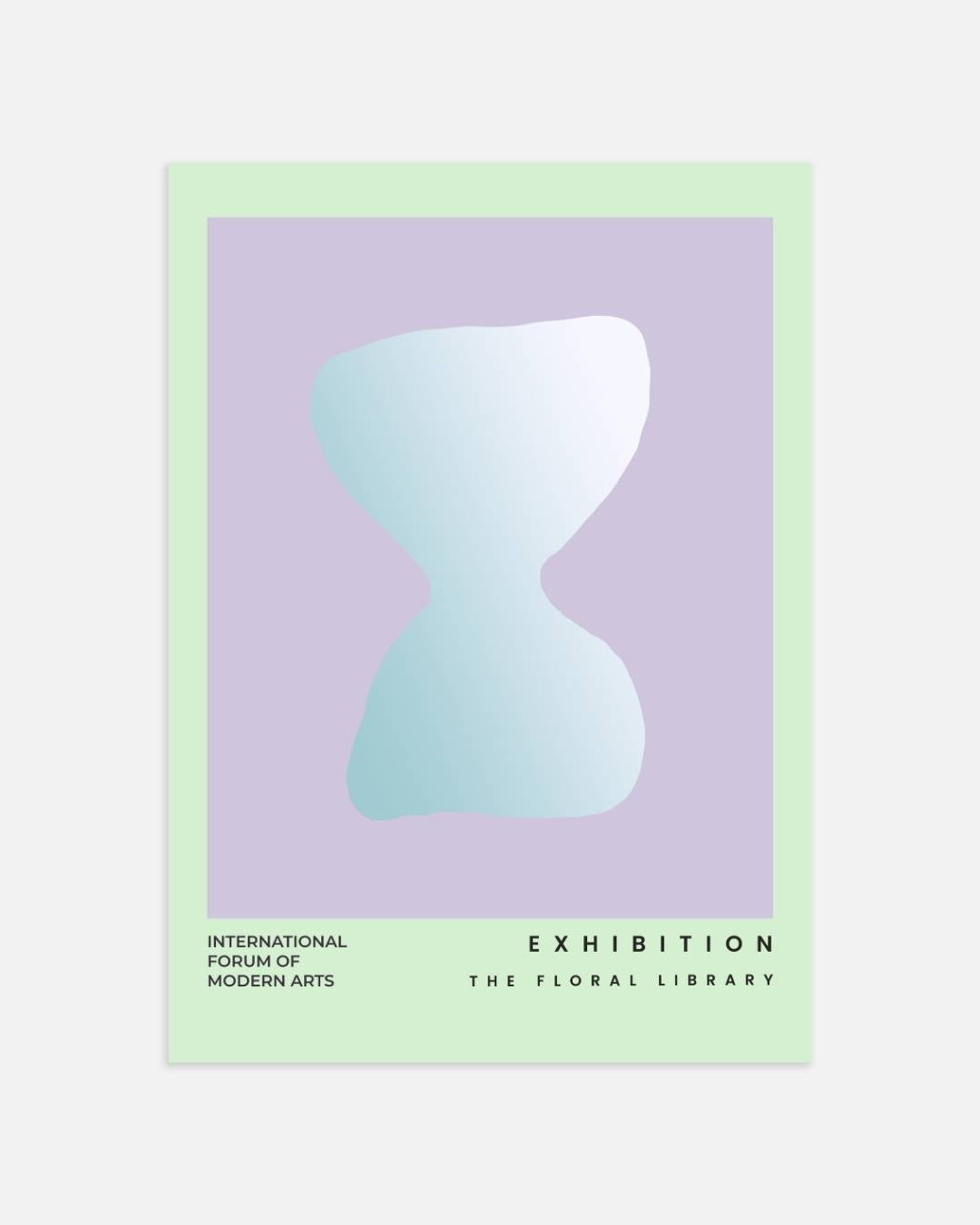 Abstracte expositie Poster