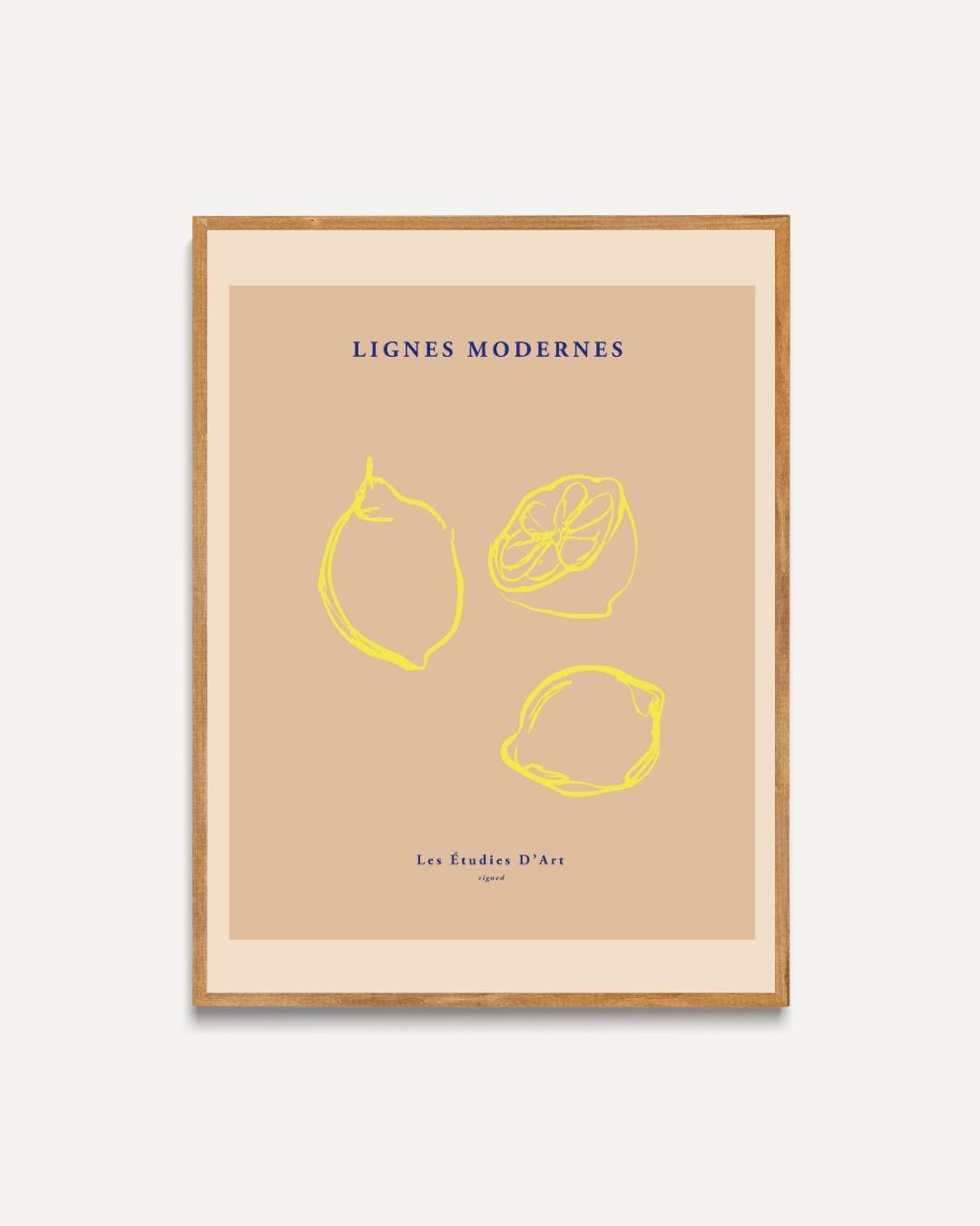 Gele citrusvruchten Poster