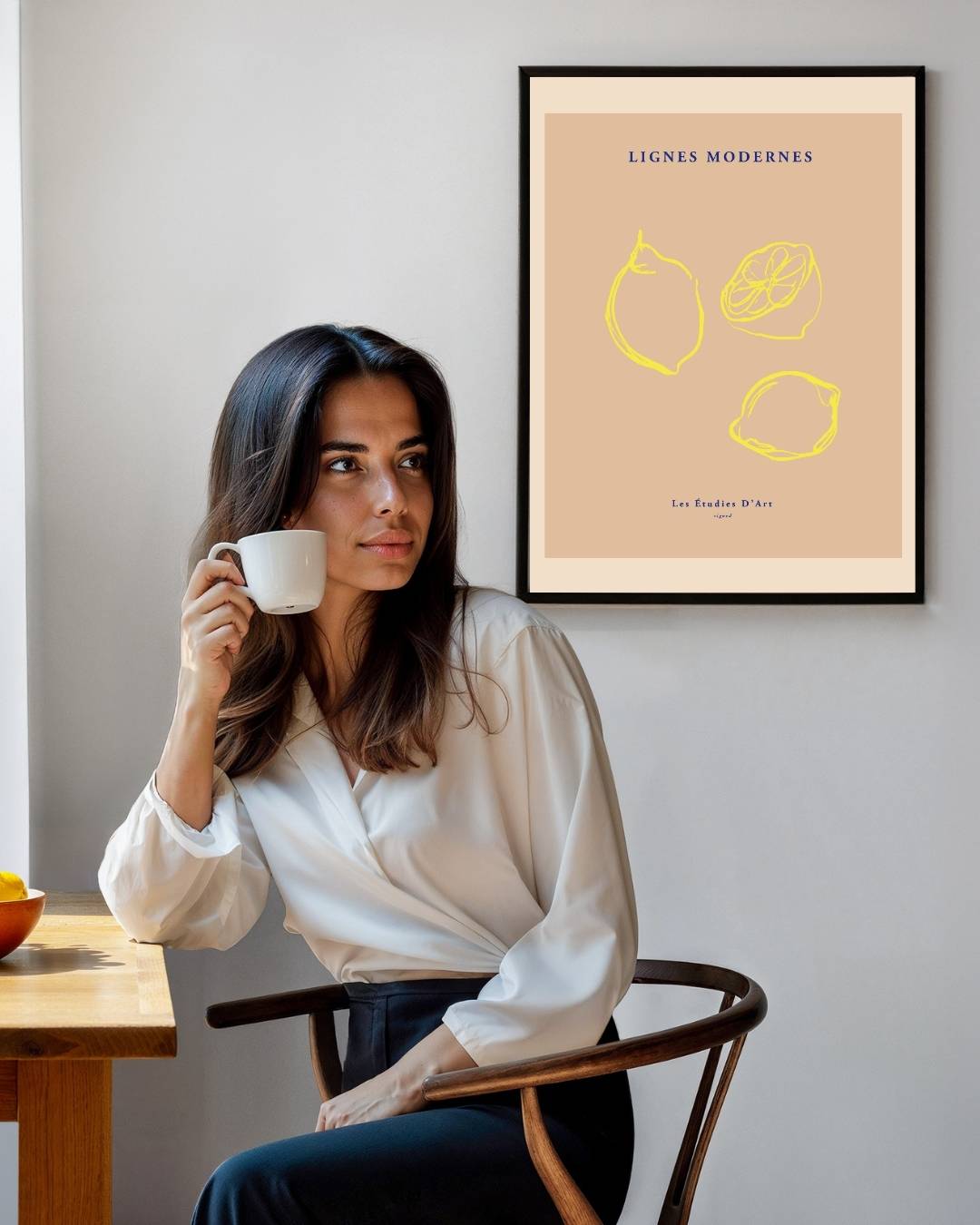 Gele citrusvruchten Poster