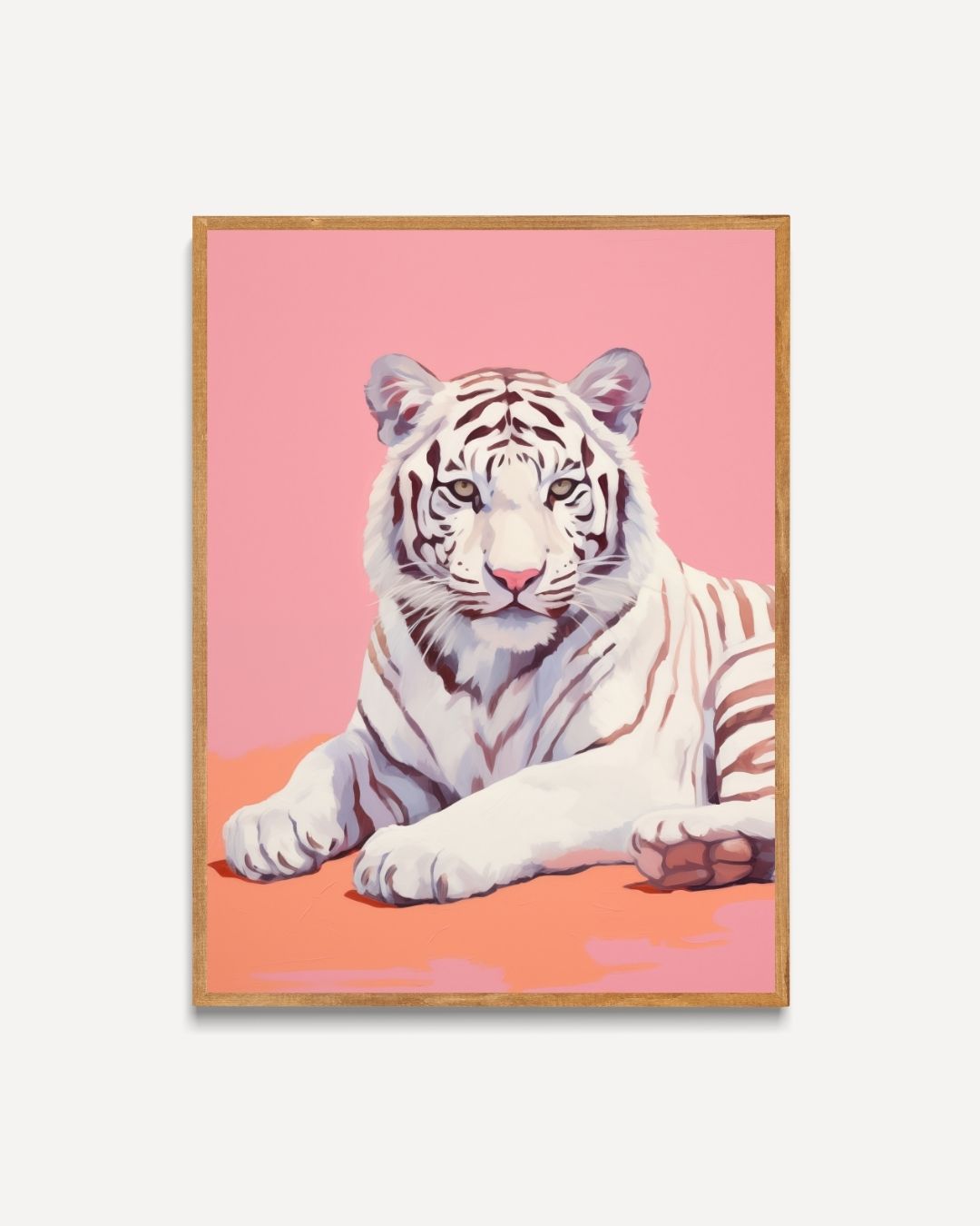 Weißes Tiger-Poster