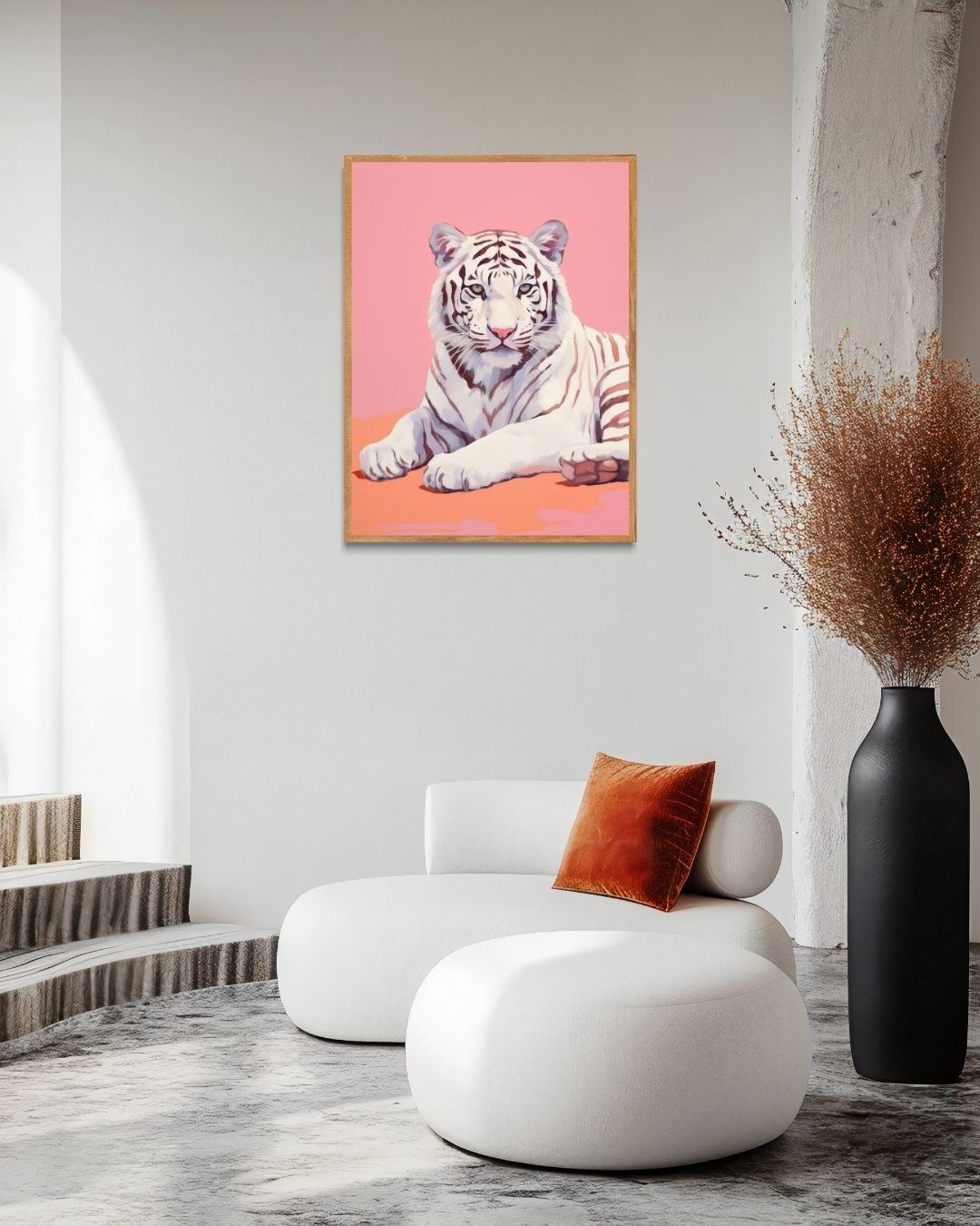 Weißes Tiger-Poster