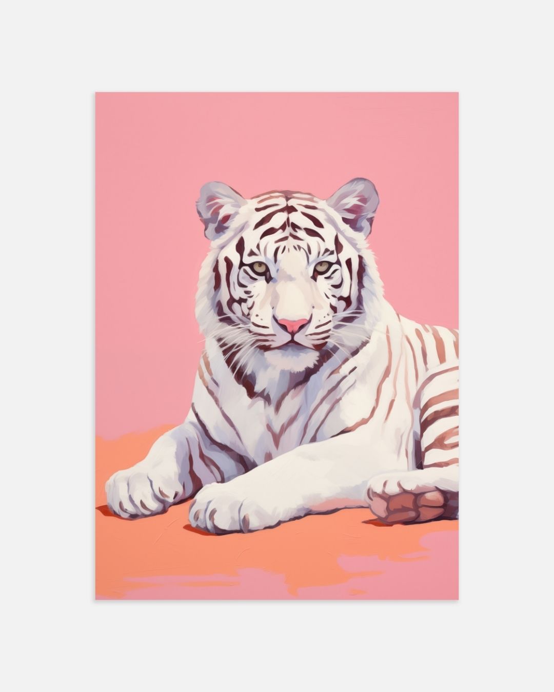 Weißes Tiger-Poster