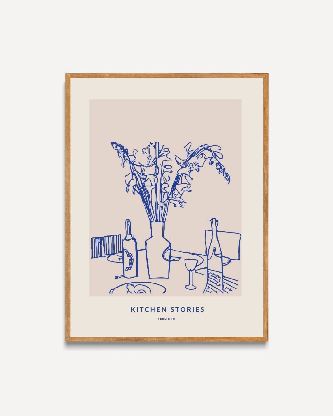 Kitchen Stories Elegant Dining Poster